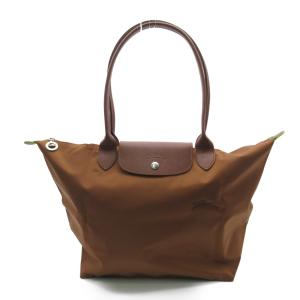 ロンシャン ル プリアージュ グリーン L ショルダーバッグ ブランドオフ Longchamp その他 ショルダーバッグ 再生ポリアミドキャンバス レディース｜brandoff