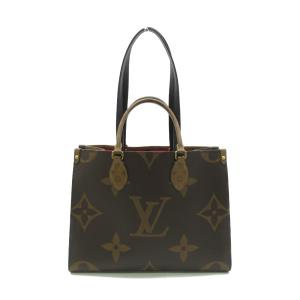 ルイ・ヴィトン オンザゴーMM ブランドオフ LOUIS VUITTON トートバッグ モノグラム・ジャイアント・リバース 中古 レディース｜brandoff