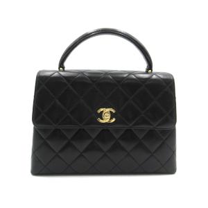 CHANEL シャネル ハンドバッグ ココハンドルマトラッセ ハンドバッグ ブラック系 ラムスキン（羊革）  中古 レディース｜brandoff