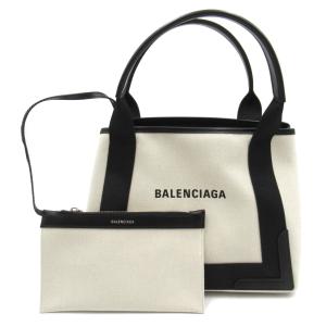 バレンシアガ ネイビー スモール カバス ブランドオフ BALENCIAGA キャンバス トートバッグ コットンキャンバス レディース｜brandoff