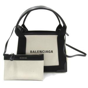 バレンシアガ ネイビー カバス XS AJ ブランドオフ BALENCIAGA キャンバス 2wayショルダーバッグ キャンバス レディース｜brandoff