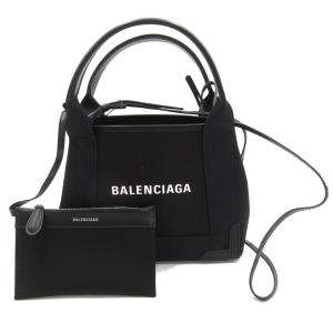 バレンシアガ ネイビー カバス XS AJ ブランドオフ BALENCIAGA キャンバス 2wayショルダーバッグ キャンバス レディース｜brandoff