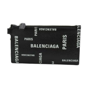 バレンシアガ ストラップ付 キーリング カードケース ブランドオフ BALENCIAGA レザー カードケース レザー メンズ レディース