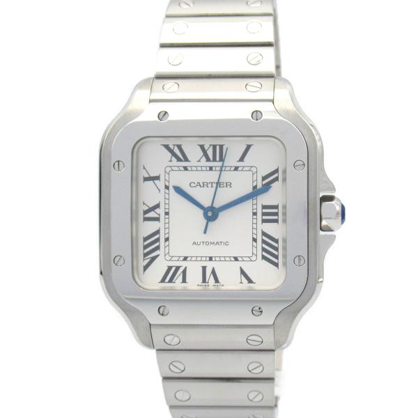 カルティエ サントスドゥカルティエMM ブランドオフ CARTIER ステンレススチール 腕時計 S...