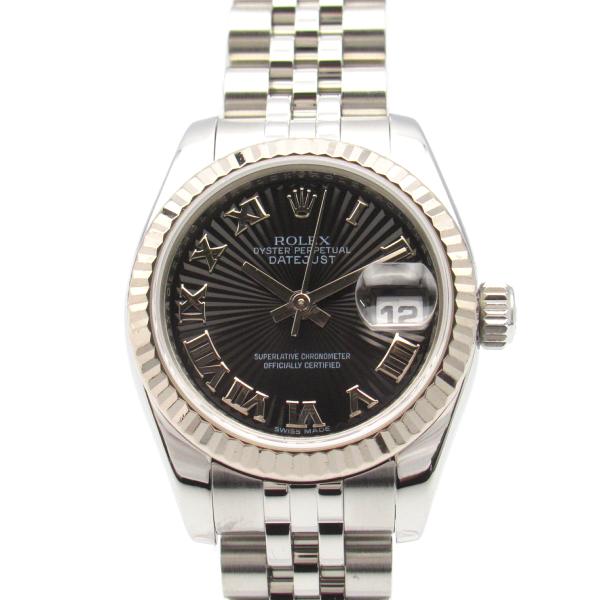 ロレックス デイトジャスト V番 ブランドオフ ROLEX K18WG（ホワイトゴールド） 腕時計 ...
