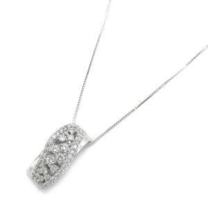 ジュエリー ダイヤモンド ネックレス ブランドオフ JEWELRY K18WG（ホワイトゴールド） ネックレス K18WG 中古 レディース