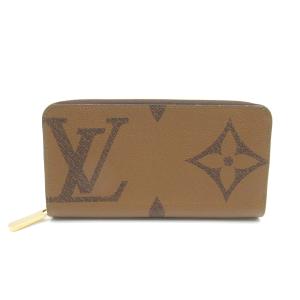 ルイ・ヴィトン ジッピー ウォレット ブランドオフ LOUIS VUITTON ラウンド長財布 モノグラム・ジャイアント・リバース 中古 メンズ レデ｜brandoff