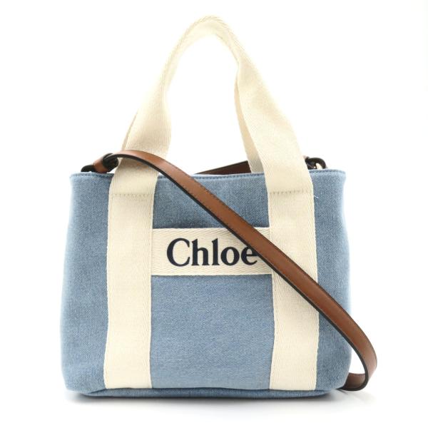 クロエ キッズ 2wayショルダーバッグ ブランドオフ Chloe デニム 2wayショルダーバッグ...