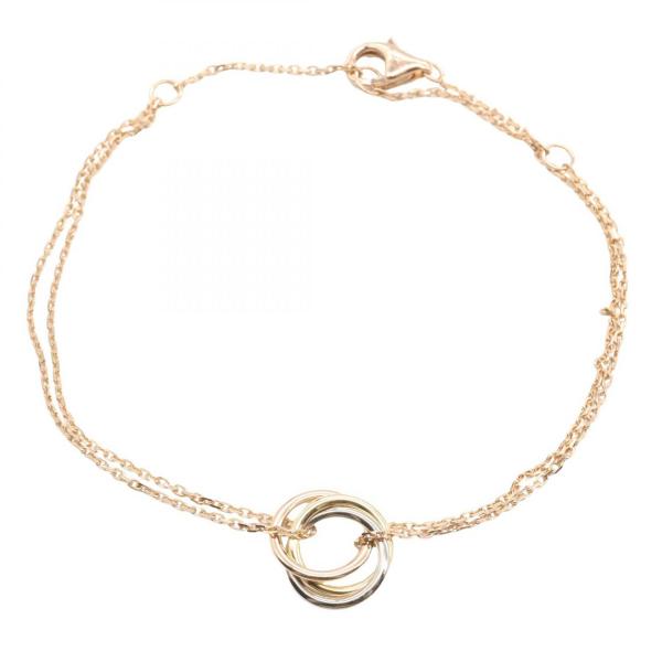 カルティエ トリニティブレス ブレスレット ブランドオフ CARTIER K18PG（ピンクゴールド...