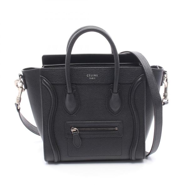 セリーヌ ラゲージ ナノショッパー ブランドオフ CELINE レザー ハンドバッグ レザー 中古 ...