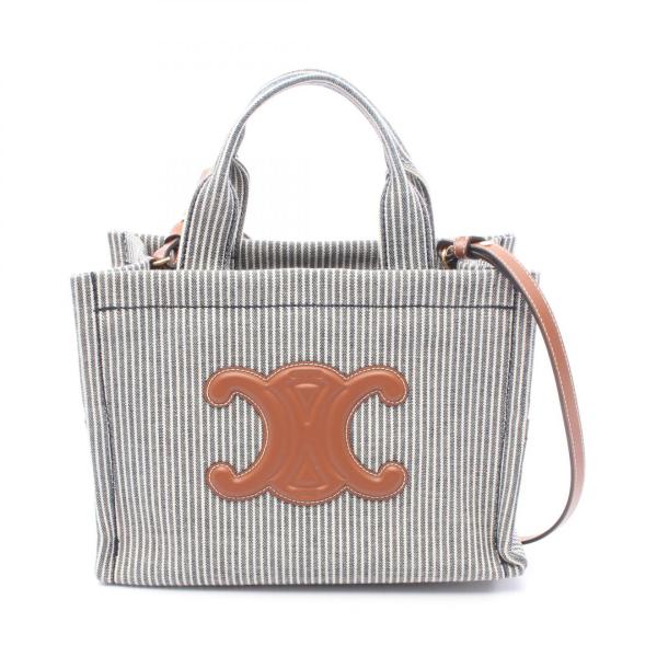 セリーヌ SMALL CABAS スモール カバ タイス ブランドオフ CELINE キャンバス ト...