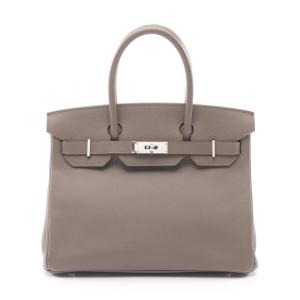 エルメス バーキン30 ブランドオフ HERMES レザー ハンドバッグ ヴォーエプソン 中古 レディース