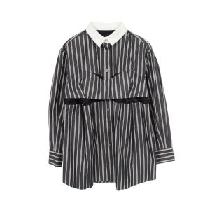 サカイ ビスチェディテールシャツ 切替 ストライ...の商品画像