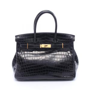 エルメス バーキン30 ブランドオフ HERMES エキゾチックレザー ハンドバッグ ニロティカスマット 中古 レディー