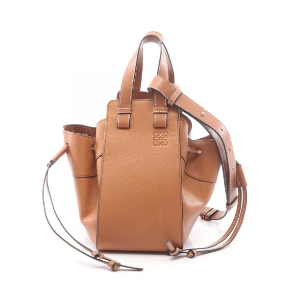 ロエベ ハンモック ドローストリングバッグ スモール 2WAY ブランドオフ LOEWE レザー ハ...