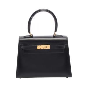 爆買 エルメス ミニケリー 外縫い 2WAY ブランドオフ HERMES カーフ（牛革） ハンドバッグ ボックスカーフ 中古 レデ
