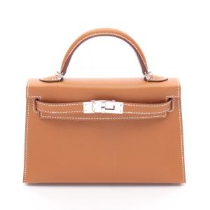 エルメス ミニケリー2 2WAY ブランドオフ HERMES レザー ハンドバッグ ヴォーエプソン 中古 レディース