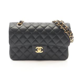 シャネル マトラッセ Wフラップ ブランドオフ CHANEL キャビアスキン(グレインドカーフ) ショルダーバッグ キャ