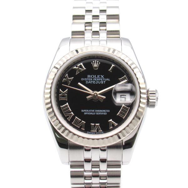 ロレックス デイトジャスト V番 ブランドオフ ROLEX K18WG（ホワイトゴールド） 腕時計 ...