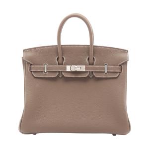 エルメス バーキン25 エトゥープ ブランドオフ HERMES その他 ハンドバッグ トゴ 中古 レディース