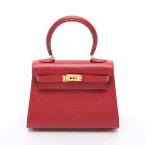 エルメス ミニ 外縫い 2WAY ブランドオフ HERMES レザー ハンドバッグ クシュベル 中古 レディース