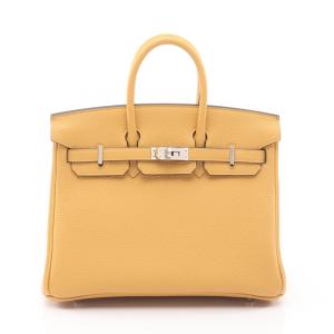 爆買 エルメス バーキン25 ブランドオフ HERMES レザー ハンドバッグ トゴ 中古 レディース