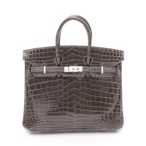 エルメス バーキン25 グリフォンセ ブランドオフ HERMES エキゾチックレザー ハンドバッグ ニロティカス 中古