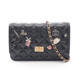 爆買 シャネル マトラッセ 2.55 アイコンチャーム ブランドオフ CHANEL ラムスキン（羊革） ショルダーバッグ ラムス