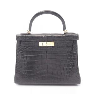 爆買 エルメス ケリー28 ブランドオフ HERMES その他 ハンドバッグ アリゲーターマット 中古 レディース
