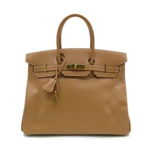 エルメス バーキン35 ブランドオフ HERMES カーフ（牛革） ハンドバッグ クシュベル 中古 レディース｜brandoff