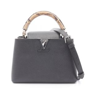 ルイ・ヴィトン カプシーヌBB ノワール 2WAY ブランドオフ LOUIS VUITTON ハンドバッグ トリヨンレザー/パイソ