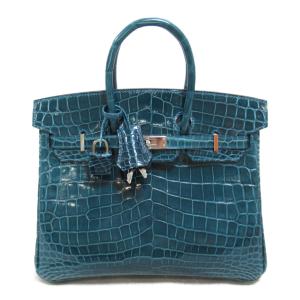 エルメス バーキン25 ハンドバッグ ブランドオフ HERMES レザー ハンドバッグ ニロティカス 中古 レディース｜brandoff