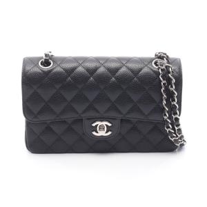 シャネル マトラッセ Wフラップ ブランドオフ CHANEL キャビアスキン(グレインドカーフ) ショルダーバッグ キャ