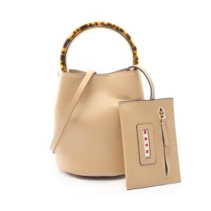 マルニ パニエ 2WAY ブランドオフ MARNI レザー ハンドバッグ レザー 中古 レディース