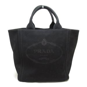 プラダ カナパトート ハンドバッグ ブランドオフ PRADA キャンバス トートバッグ キャンバス 中古 レディース｜brandoff