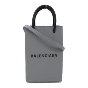 バレンシアガ フォンホルダー ショルダーバッグ ブランドオフ BALENCIAGA レザー ショルダーバッグ レザー 中古 レディース｜brandoff