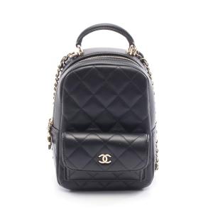 シャネル マトラッセ ブランドオフ CHANEL レザー リュックサック バックパック ラムスキン 中古 レディース