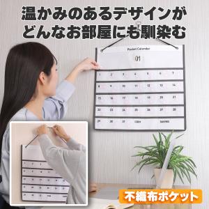 お薬カレンダー ポケット 1ヶ月 壁掛けカレン...の詳細画像2