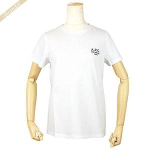 《最大15%還元》アーペーセー A.P.C. Tシャツ レディース ワンポイント ロゴ クルーネック XS/S/M/L ホワイト COEZC F26842 AAB WHITE｜brandol-s
