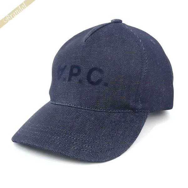 《ポイント6倍》アーペーセー A.P.C. キャップ 帽子 メンズ レディース ロゴ デニム キャス...