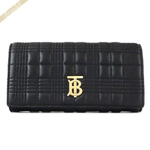 【未使用】BURBERRY バーバリー 長財布 レザー ブラック BURBERRY（バーバリー） 《クーポン》バーバリー 長財布 レディース TB