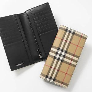 BURBERRY（バーバリー） 長財布 メンズ ヴィンテージチェック ベージュ