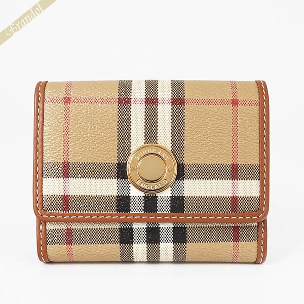 《最大21%還元》バーバリー BURBERRY 二つ折り財布 レディース スモール フォールディング...