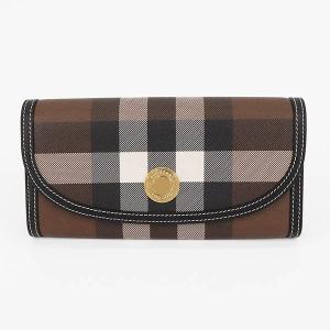 バーバリー BURBERRY 長財布 レディース メンズ チェック柄 コンチネンタル ウォレット ブラウン系 8072668｜brandol-s