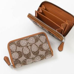 COACH（コーチ） カードケース レザー キルティング ピロー ロゴ