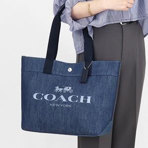 コーチ トートバッグ COACH レディース ロゴ キャンバス デニムトート