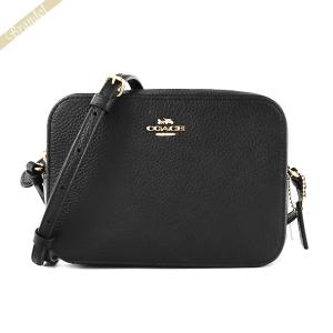 コーチ COACH レディース ショルダーバッグ レザー 本革 カメラバッグ ブラック 87734 IMBLK【最大4000円クーポン】