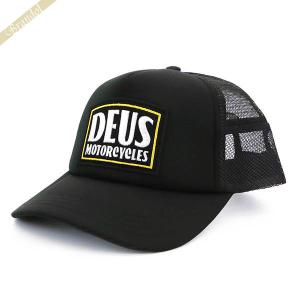 デウスエクスマキナ Deus Ex Machina キャップ 帽子 メンズ ロゴ メッシュキャップ ブラック DMP2271541 BLACK ◇｜brandol-s