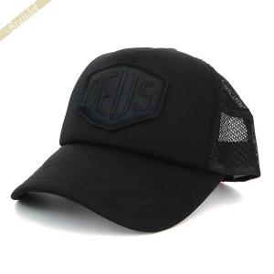 デウスエクスマキナ Deus Ex Machina キャップ 帽子 メンズ ロゴ メッシュキャップ ブラック DMS07875 BLACK｜brandol-s