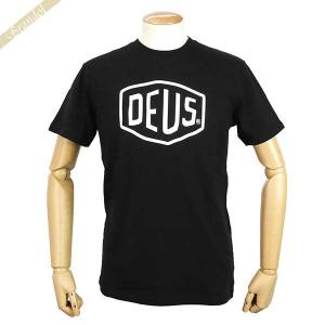 《ポイント最大18%》デウスエクスマキナ Deus Ex Machina Tシャツ メンズ 半袖 ロゴ S/M/L ブラック T-DMW41808E BLACK